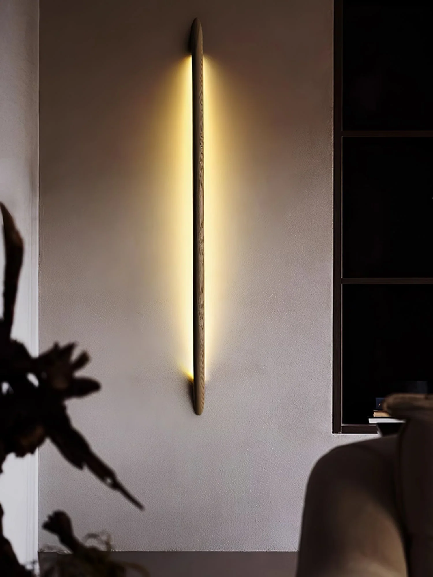 Evvinos Modern Minimalist Linear Wood Wall Light - Image 67
