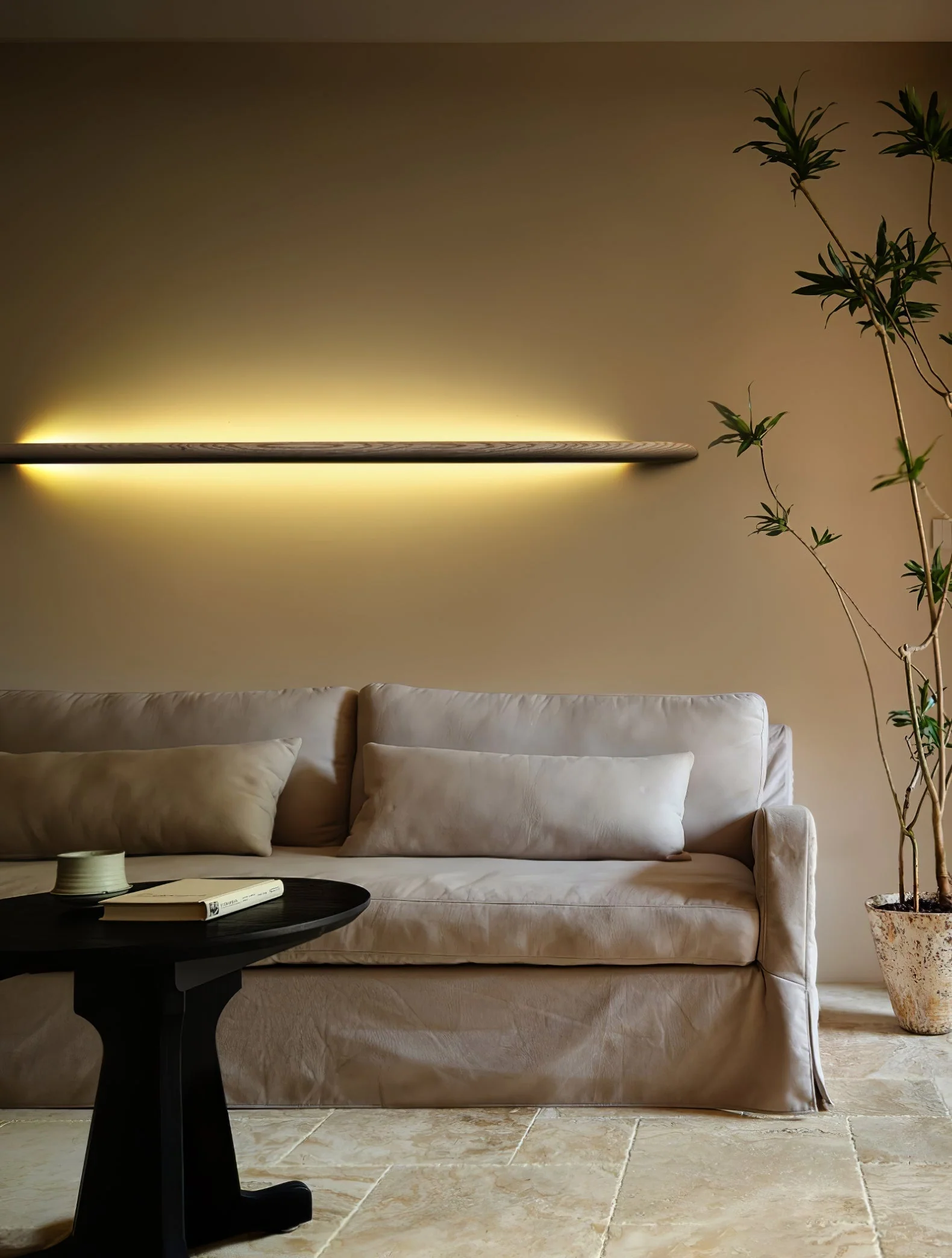 Evvinos Modern Minimalist Linear Wood Wall Light - Image 68