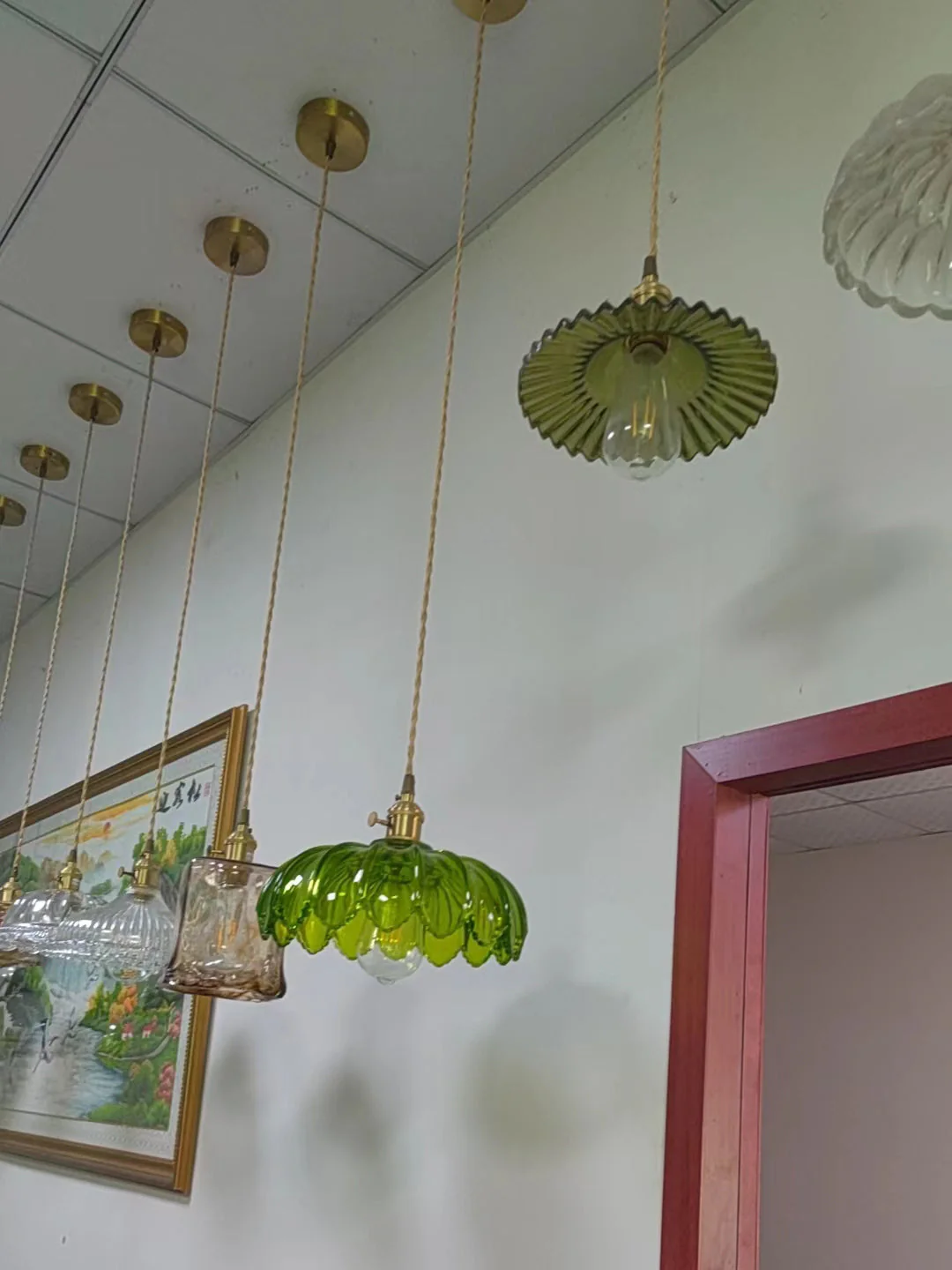 Fay Contemporary Glass Pendant Light - Image 11