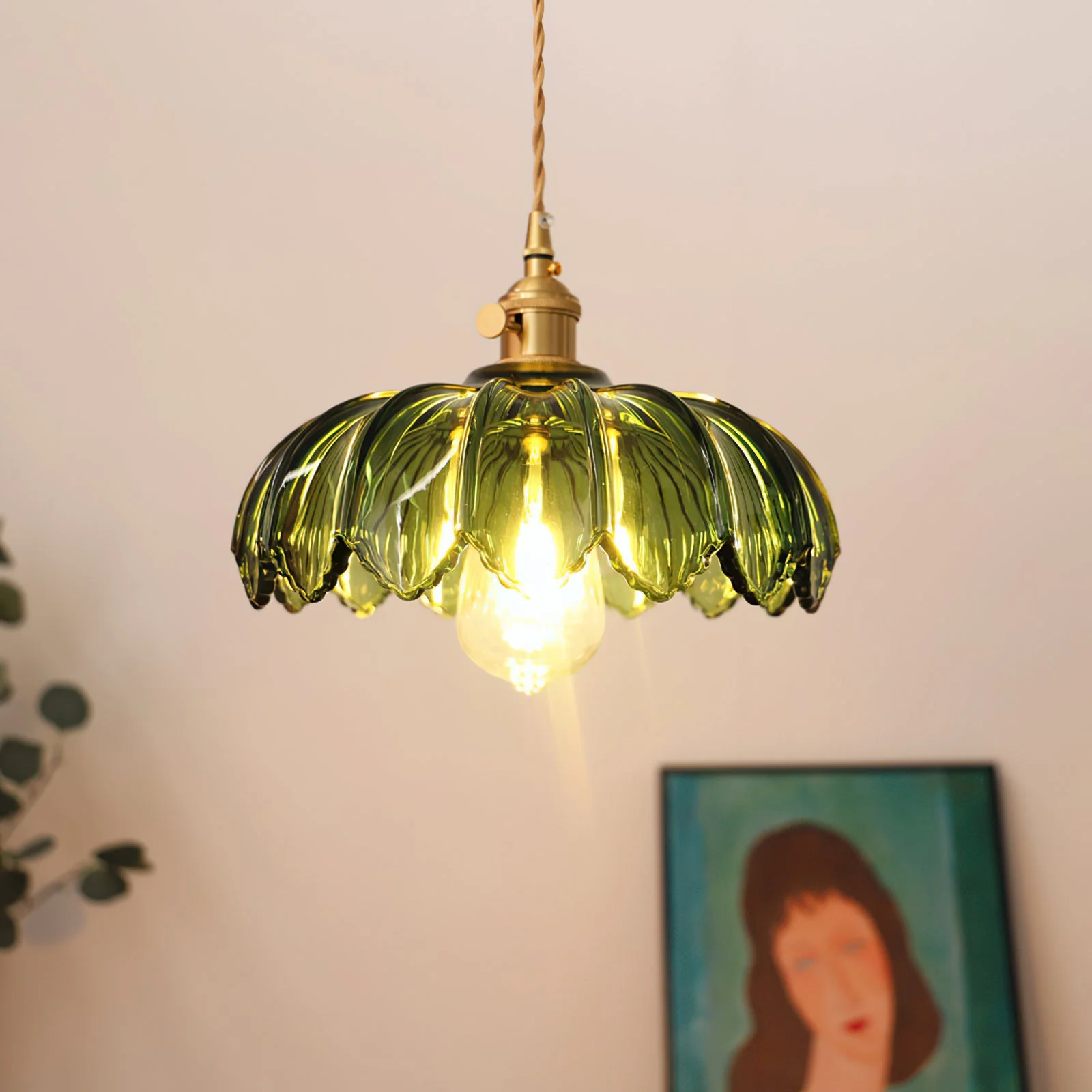 Fay Contemporary Glass Pendant Light - Image 8