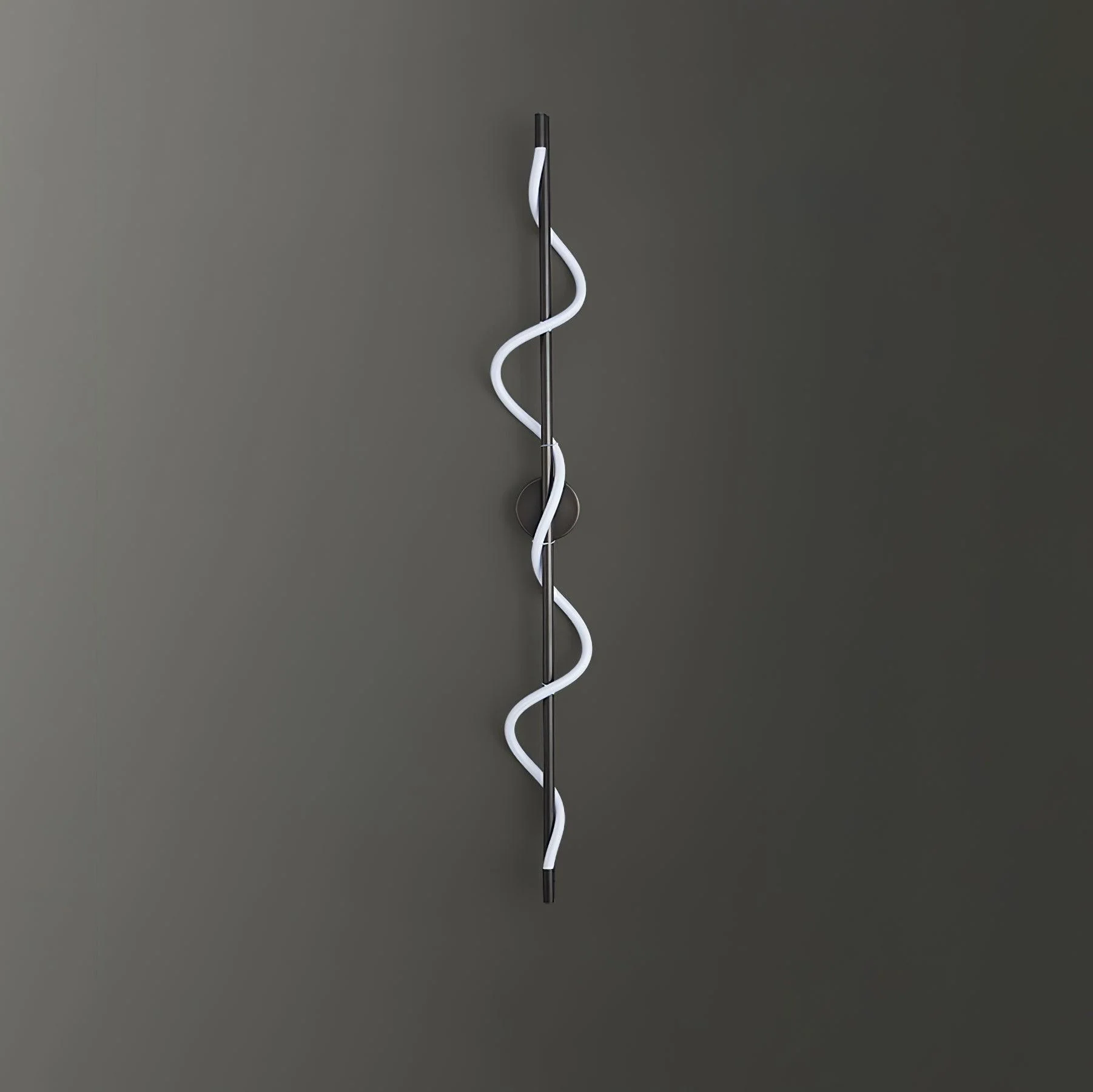 Fidora Sculptural Brass Silicone Wall Lamp - Image 2