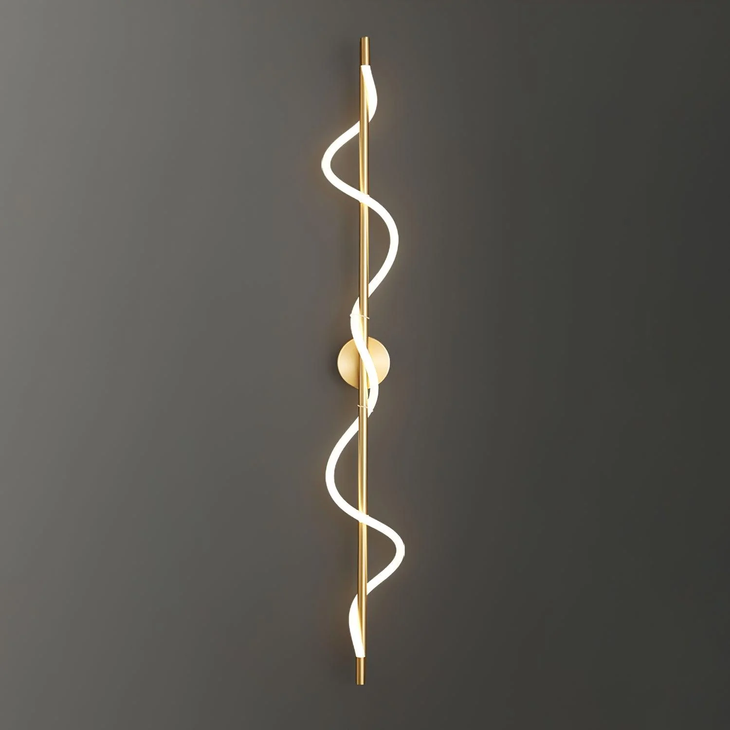 Fidora Sculptural Brass Silicone Wall Lamp - Image 29