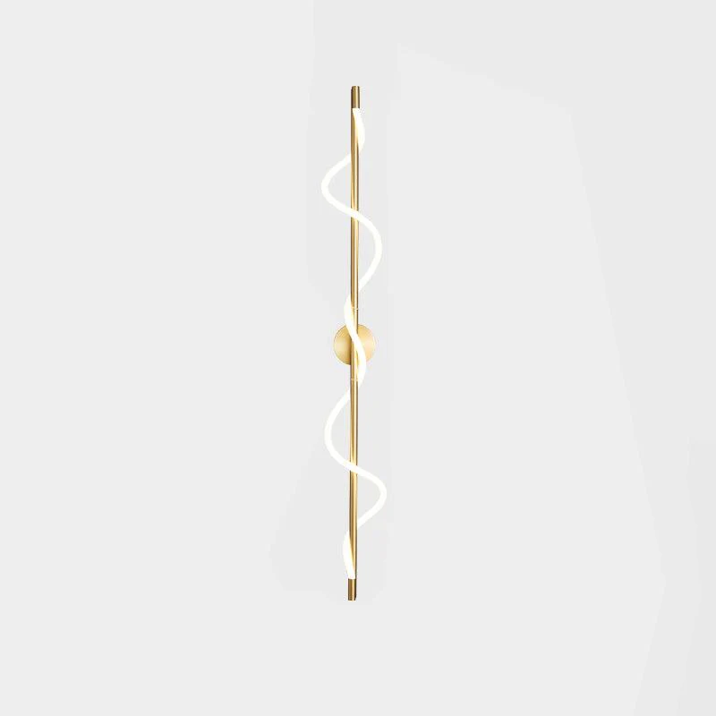 Fidora Sculptural Brass Silicone Wall Lamp - Image 9
