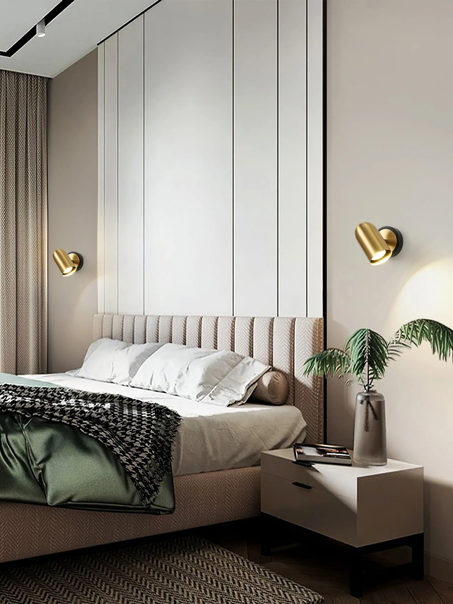 Fighter Modern Minimalist Gold Wall Lamp - Image 10