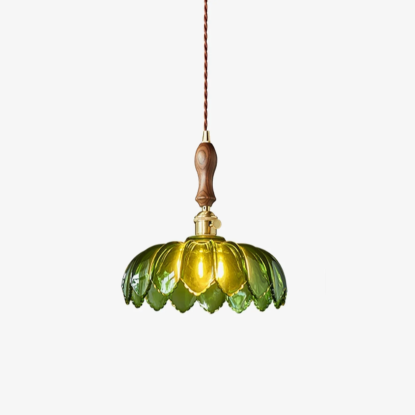 Fioracn Wood Light Luxury Pendant Lamp - Image 15