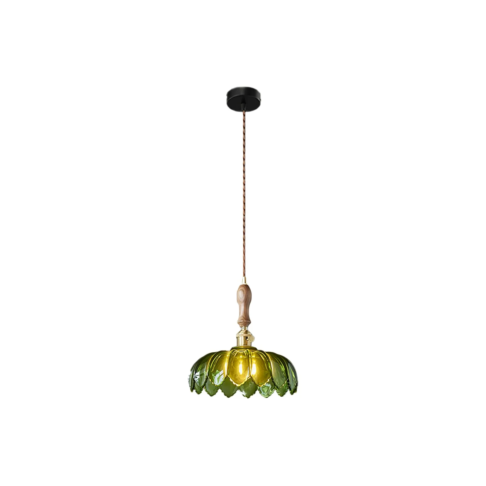 Fioracn Wood Light Luxury Pendant Lamp - Image 17