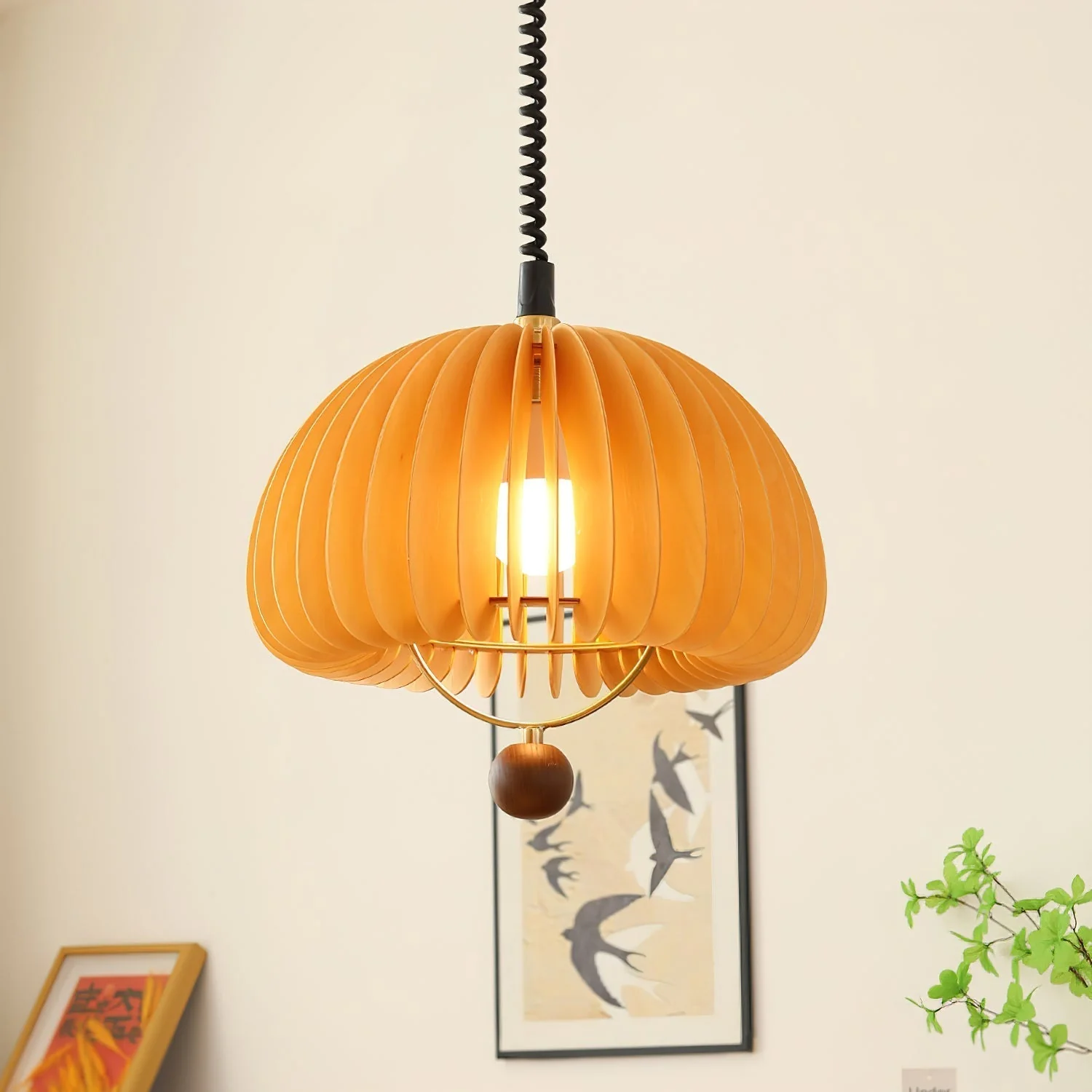 Fisher Modern Wood Pendant Light - Image 6