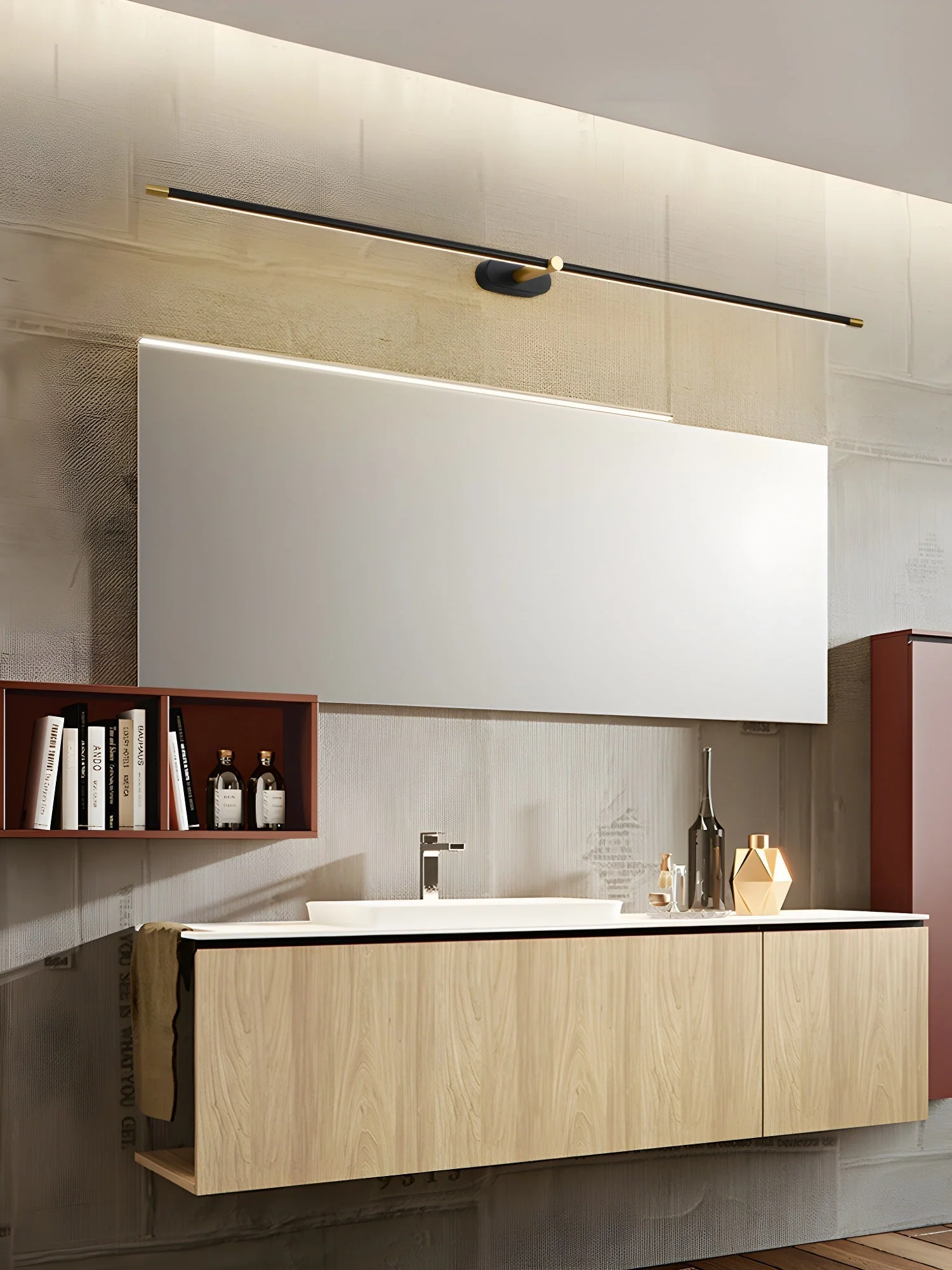 Flano Minimalist Linear Rechargeable Wall Lamp - Image 13