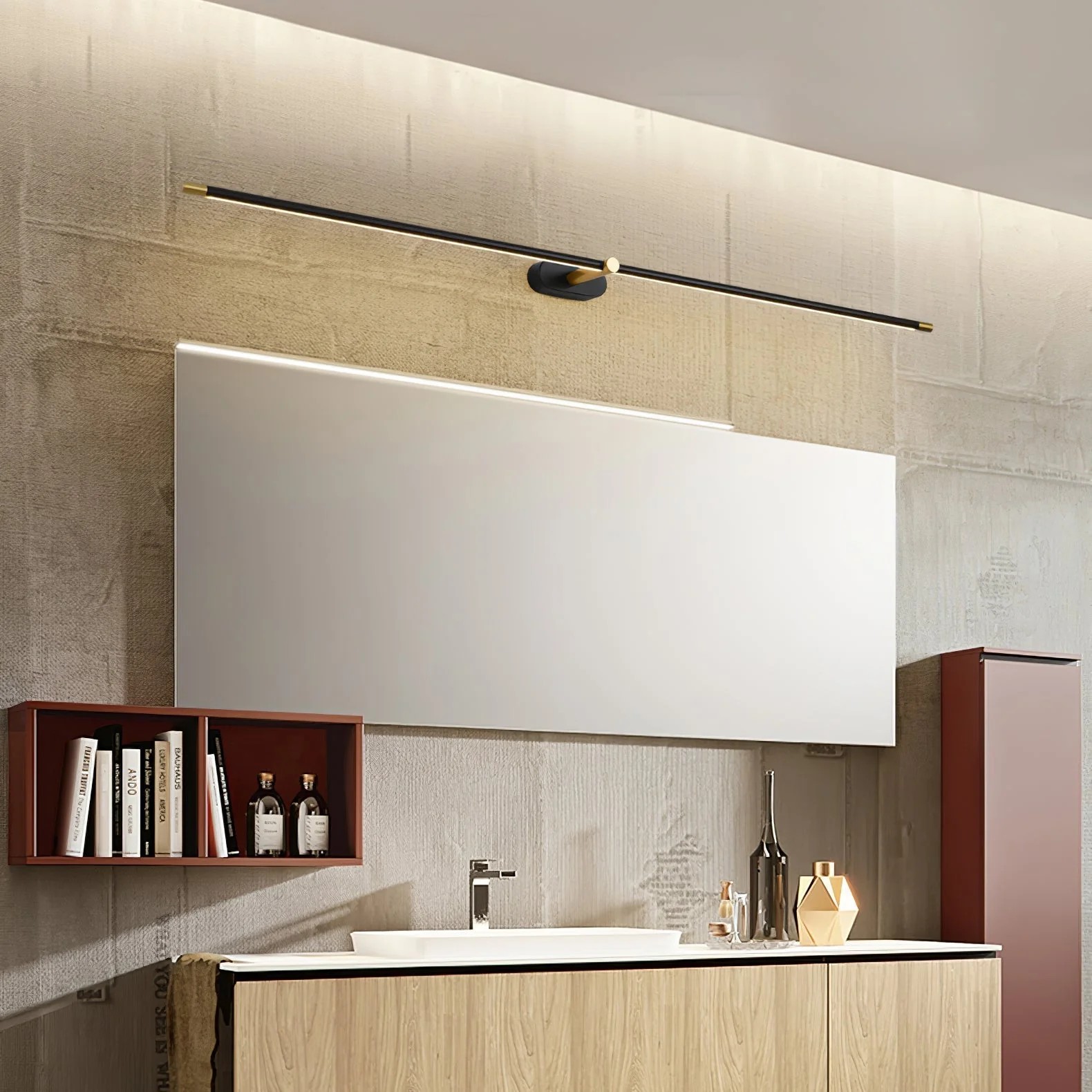 Flano Minimalist Linear Rechargeable Wall Lamp - Image 35