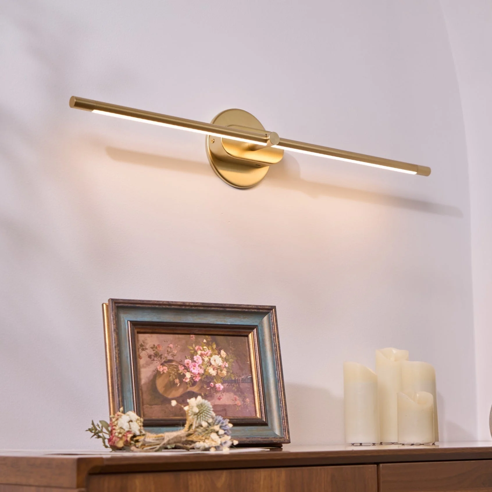 Flano Minimalist Linear Rechargeable Wall Lamp - Image 46