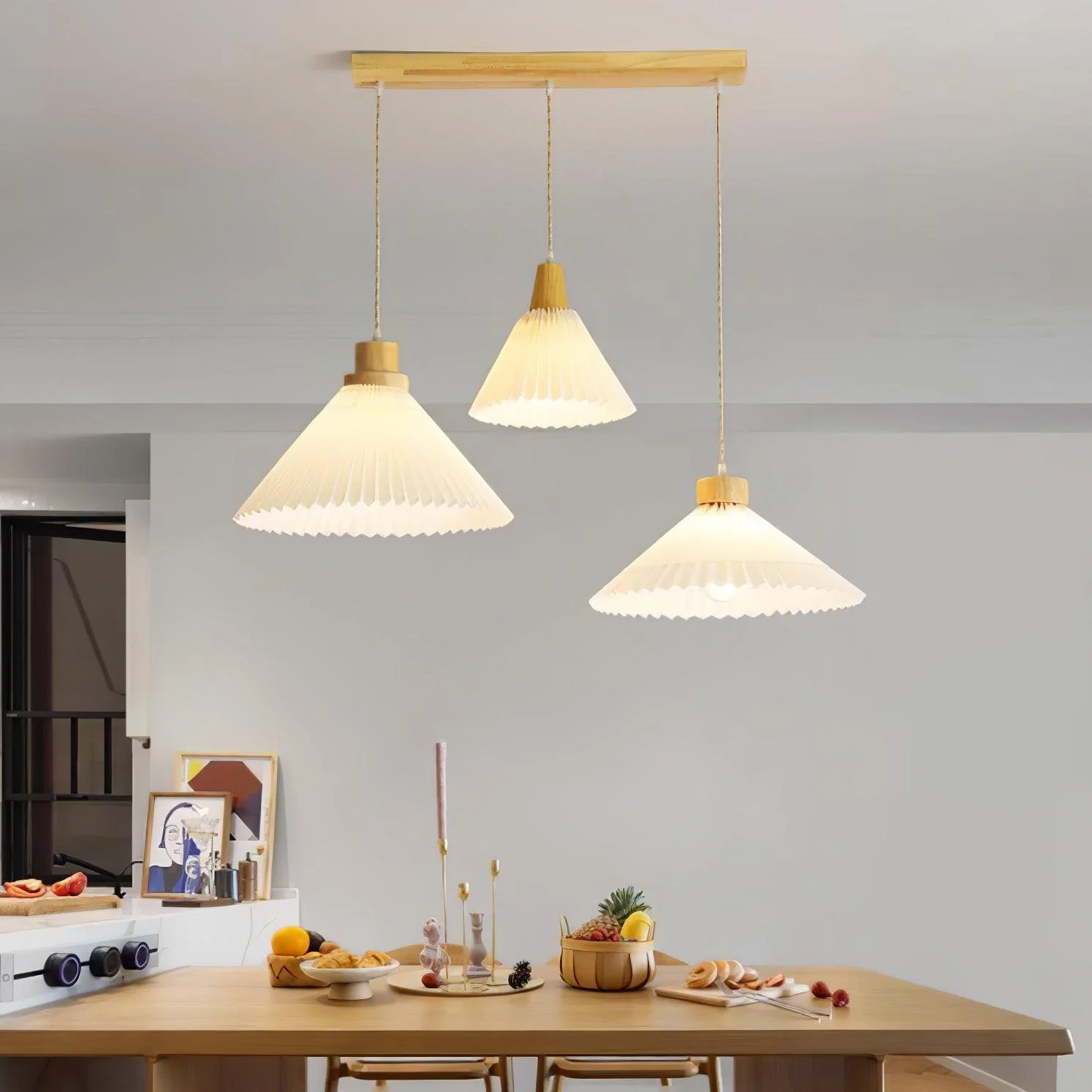 Flora Modern Wood Pendant Light - Image 12