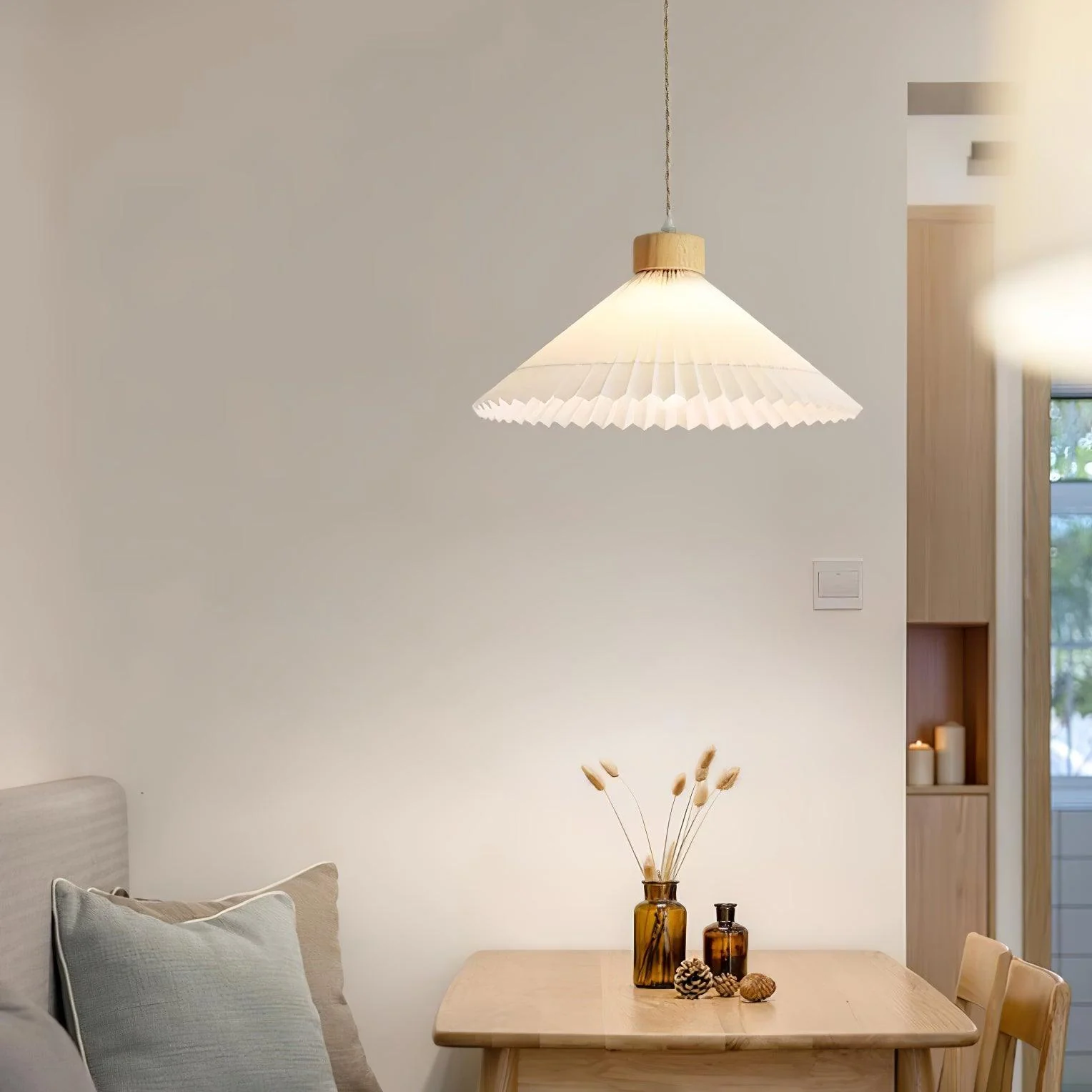 Flora Modern Wood Pendant Light - Image 23