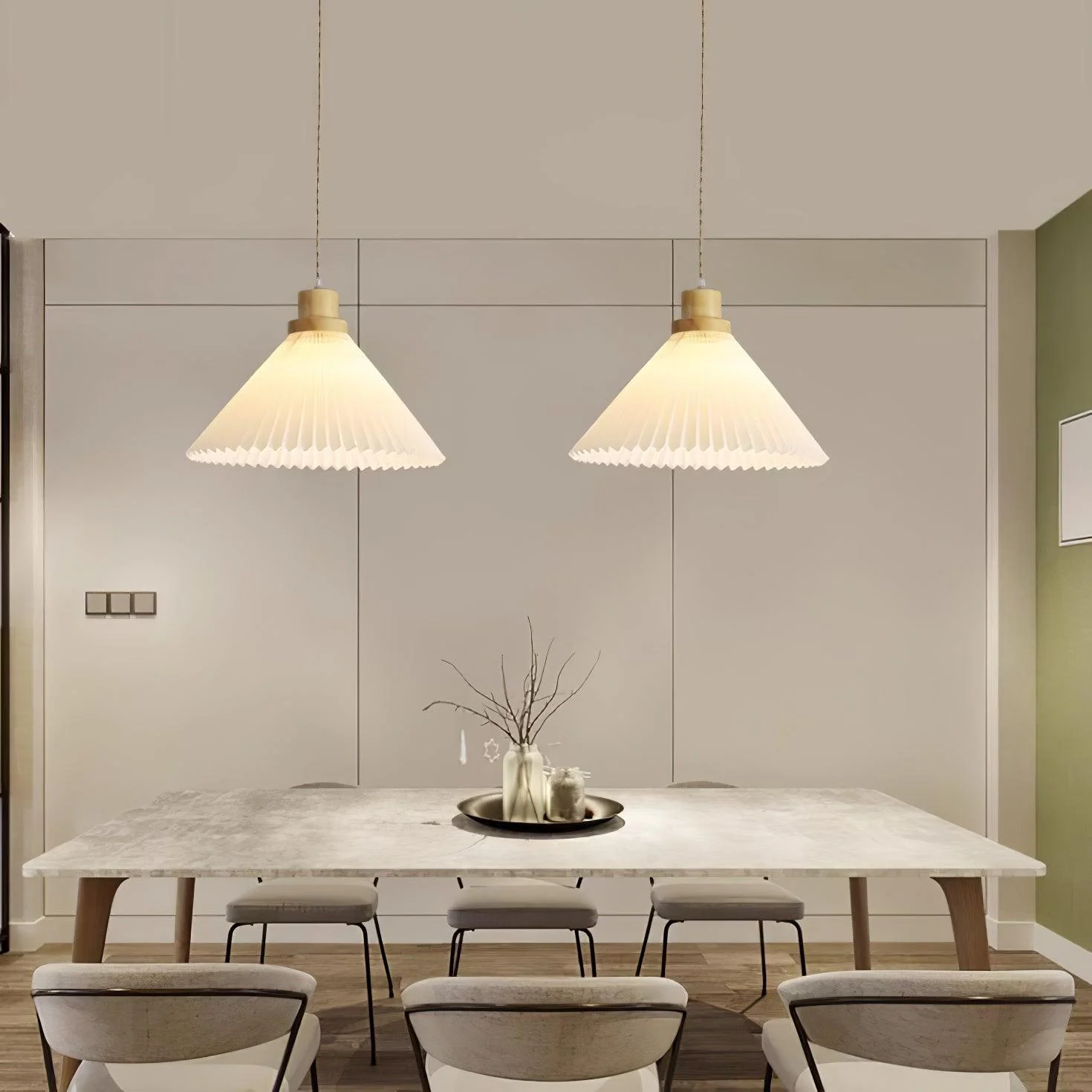 Flora Modern Wood Pendant Light - Image 32
