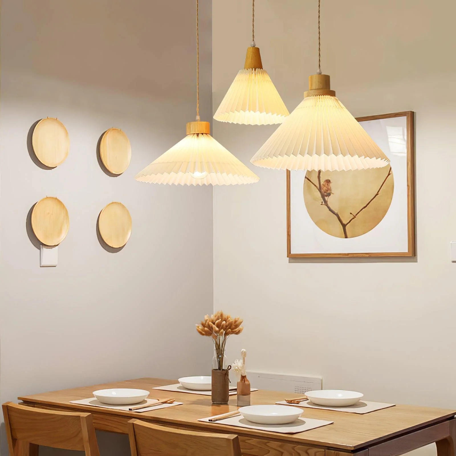 Flora Modern Wood Pendant Light - Image 4
