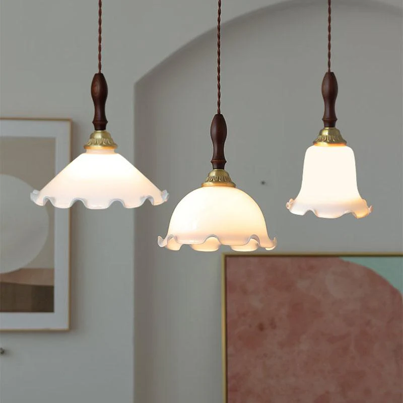 Floria Milky Flower Pendant Light - Image 4