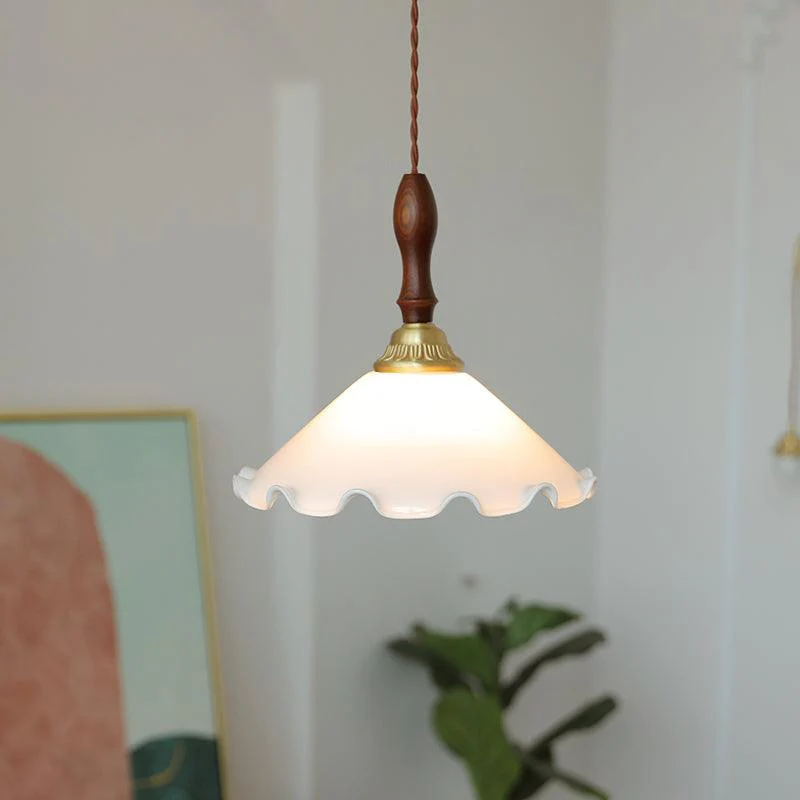 Floria Milky Flower Pendant Light - Image 9