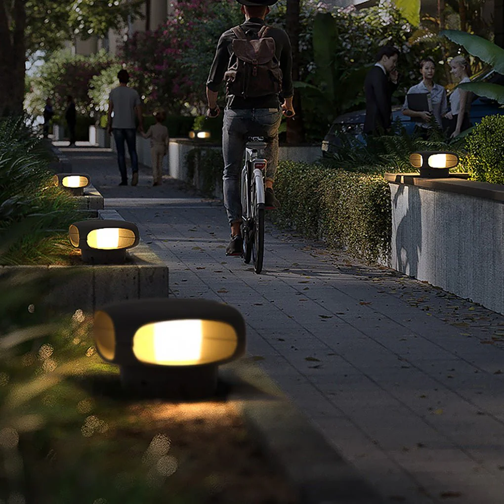 Forbes Square LED Modern Outdoor Wall Fence Post Light - Image 3