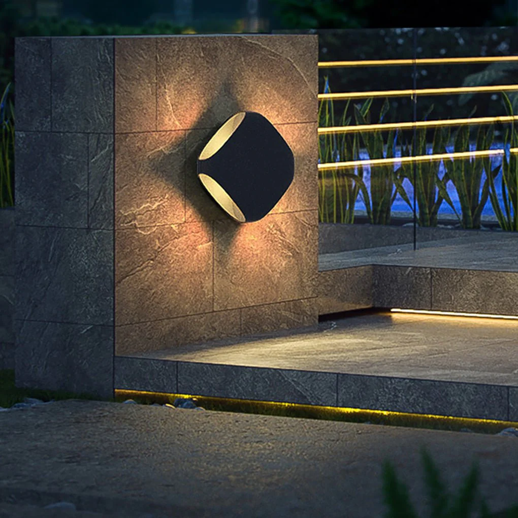 Forbes Square LED Modern Outdoor Wall Fence Post Light - Image 6