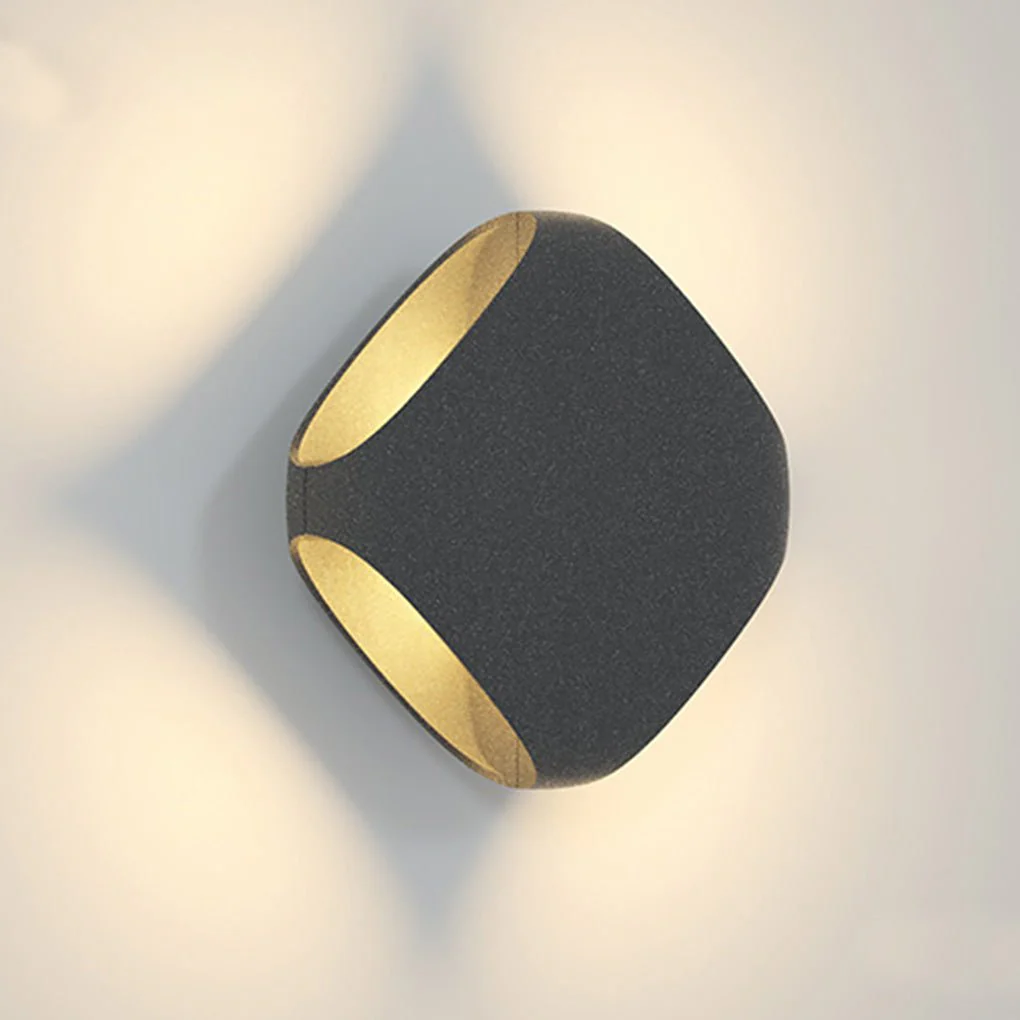 Forbes Square LED Modern Outdoor Wall Fence Post Light - Image 7