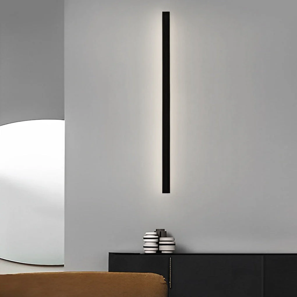 Forest Minimalist Long Linear LED Outdoor Wall Sconce - Image 6