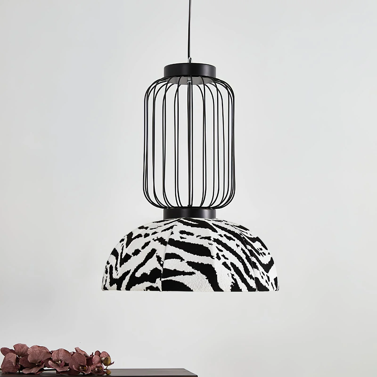 Forge Industrial Fabric Pendant Lamp - Image 17