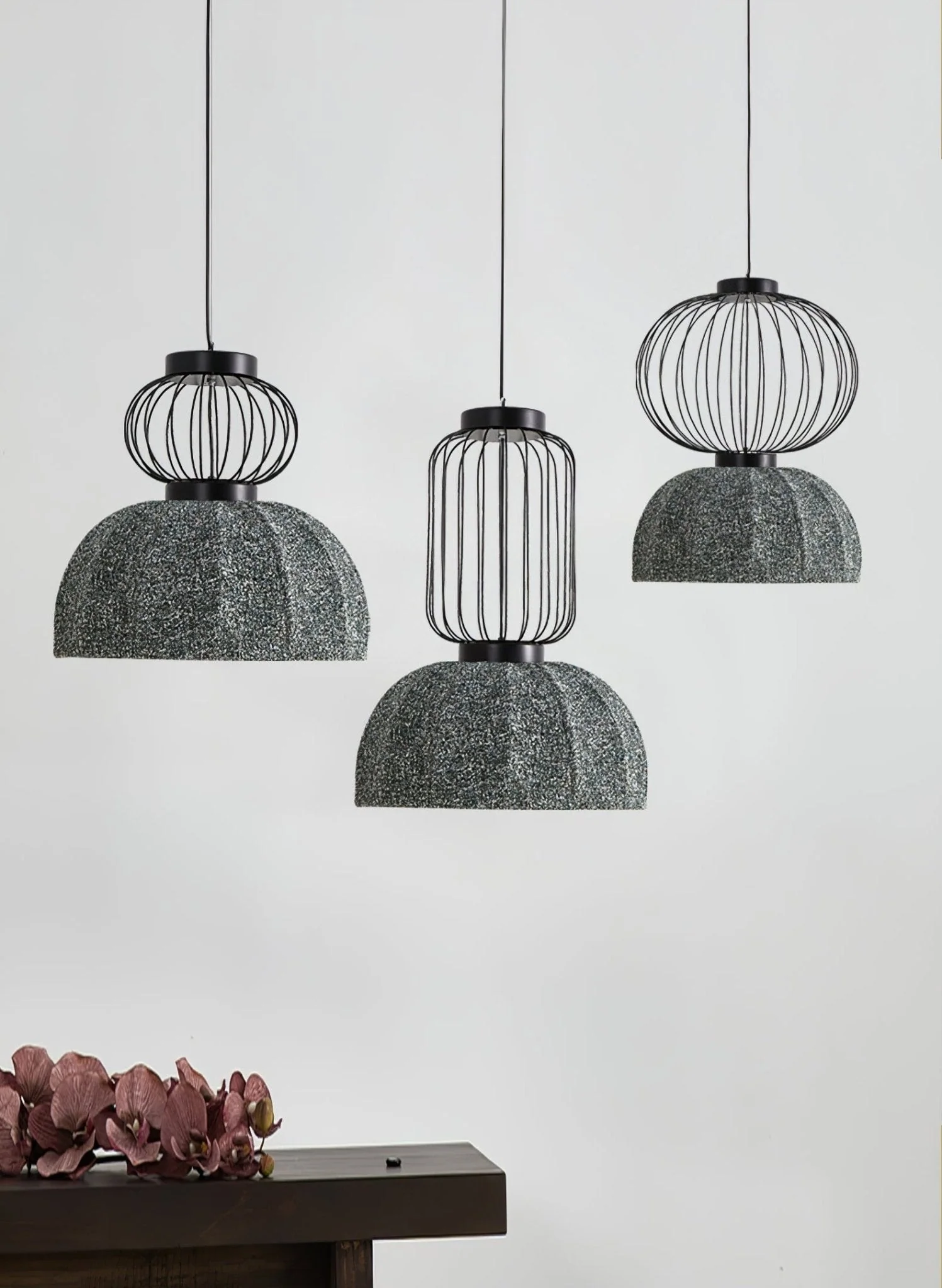 Forge Industrial Fabric Pendant Lamp - Image 19