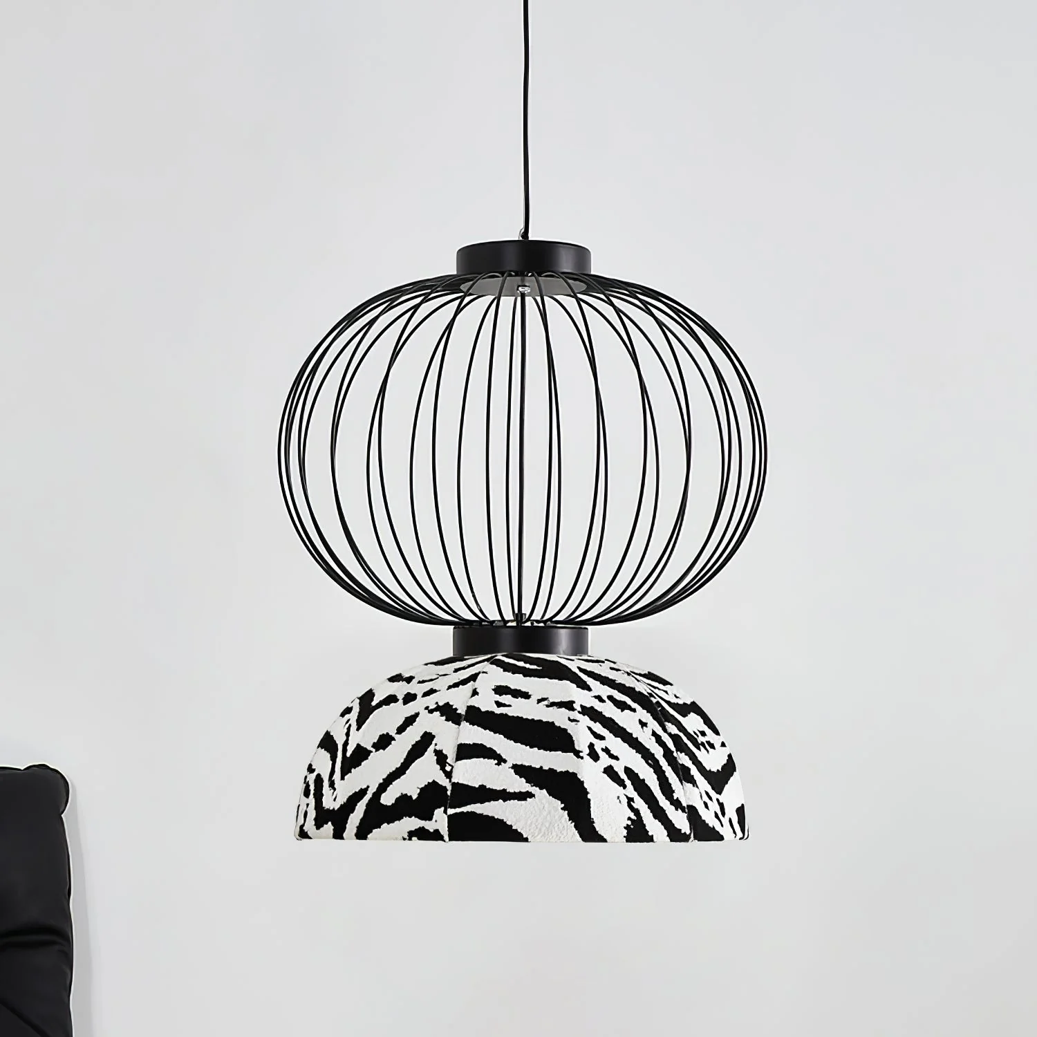 Forge Industrial Fabric Pendant Lamp - Image 27