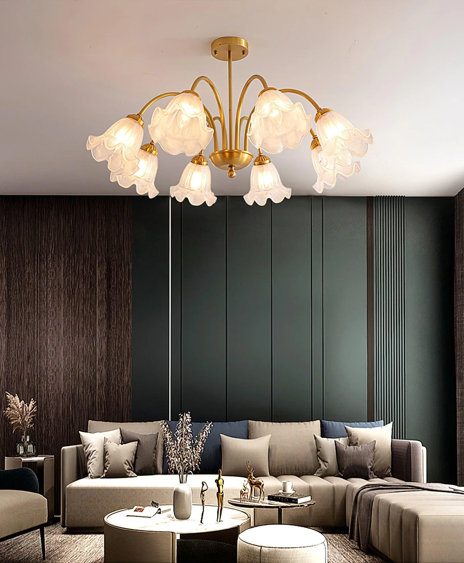 Forrest Luxury Glass Chandelier - Image 6