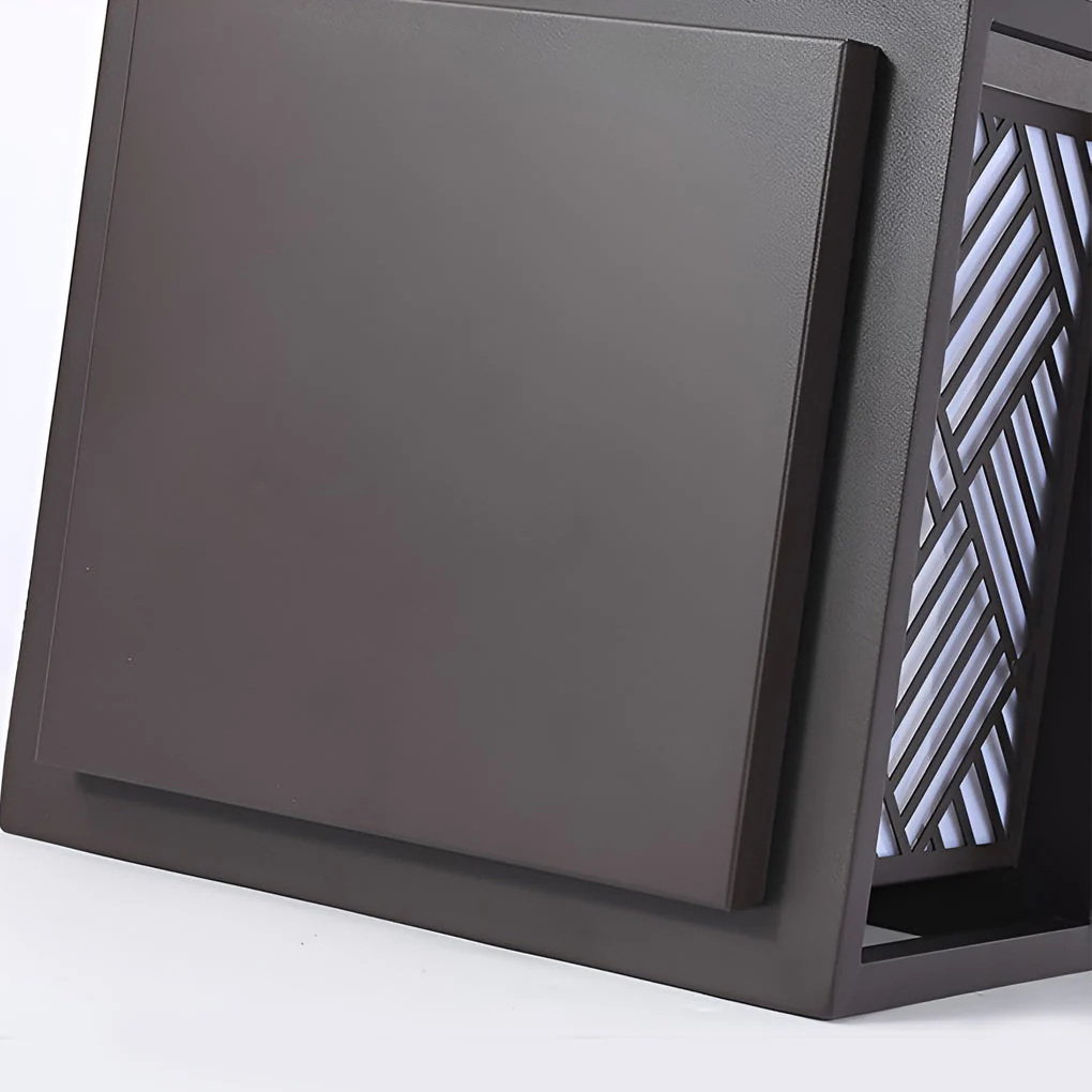Fourth Square LED Modern Outdoor Caps Pillar Light - Image 8