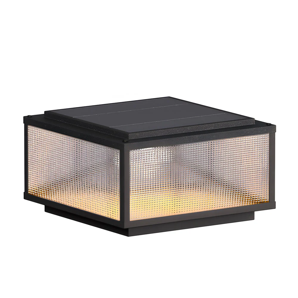 Fox Square Cast Outdoor Pillar Light Fixtures - Image 7