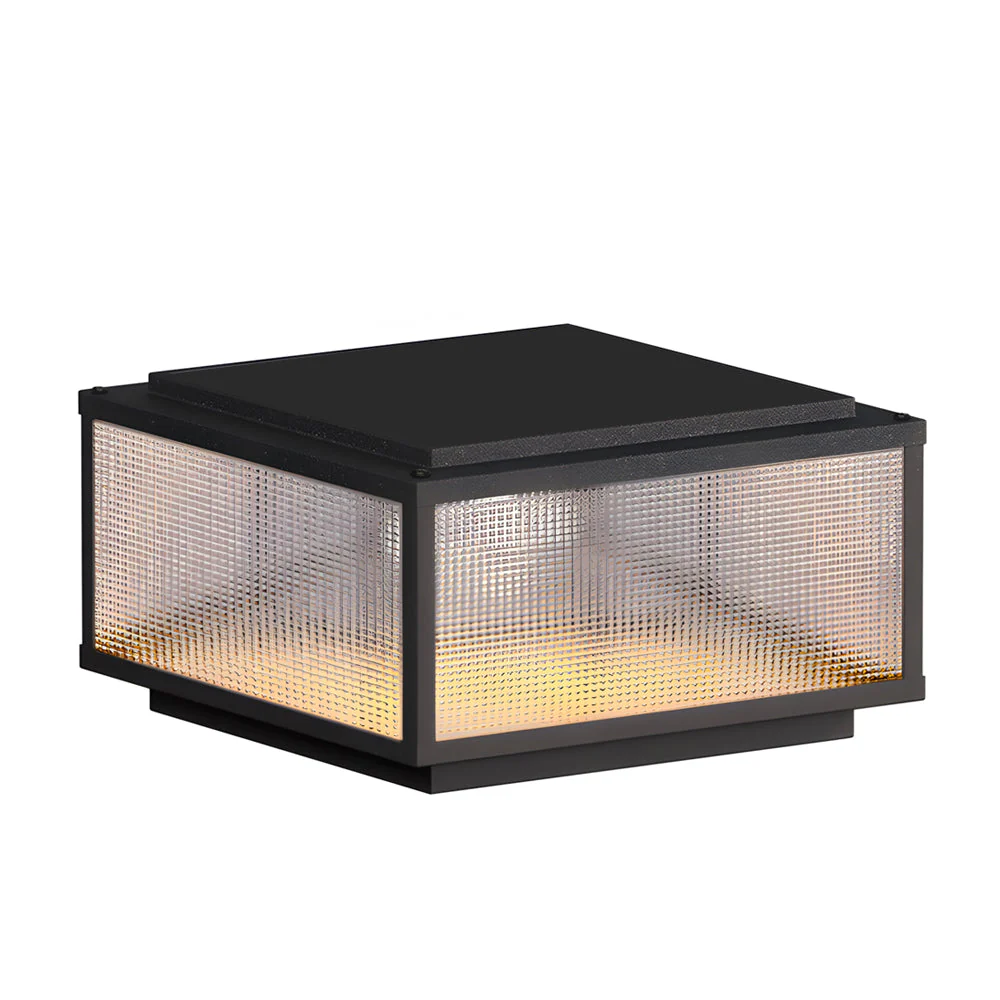 Fox Square Cast Outdoor Pillar Light Fixtures - Image 8