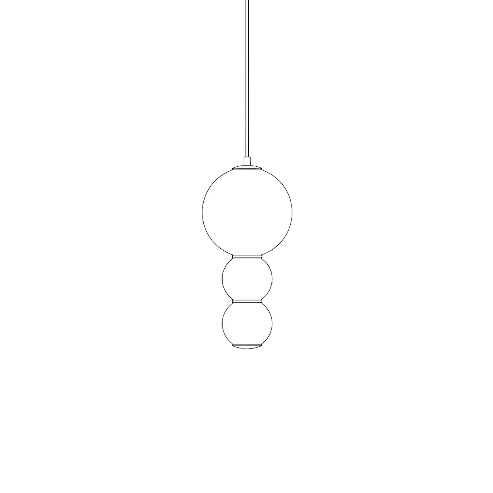 Frankie Minimalist Glass Pendant Light - Image 19