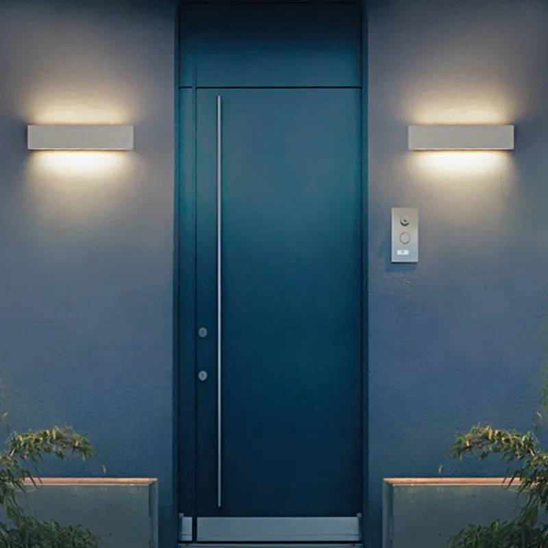Fyra LED Outdoor Wall Lamp, Black & White - Image 4