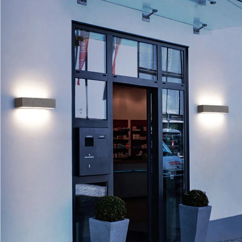 Fyra LED Outdoor Wall Lamp, Black & White - Image 5
