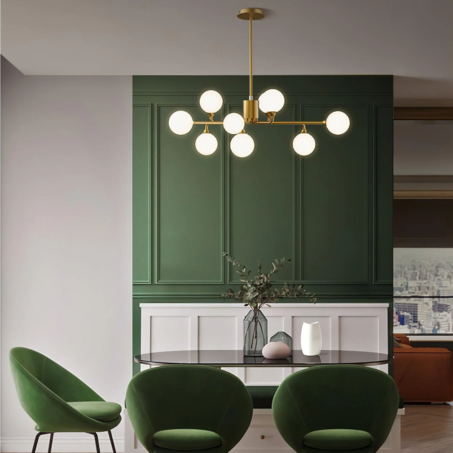 Galaxy Modern Glass Chandelier - Image 19