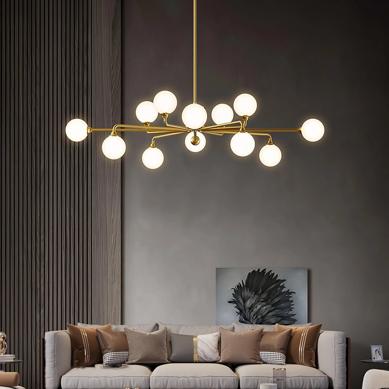 Galaxy Modern Glass Chandelier - Image 4