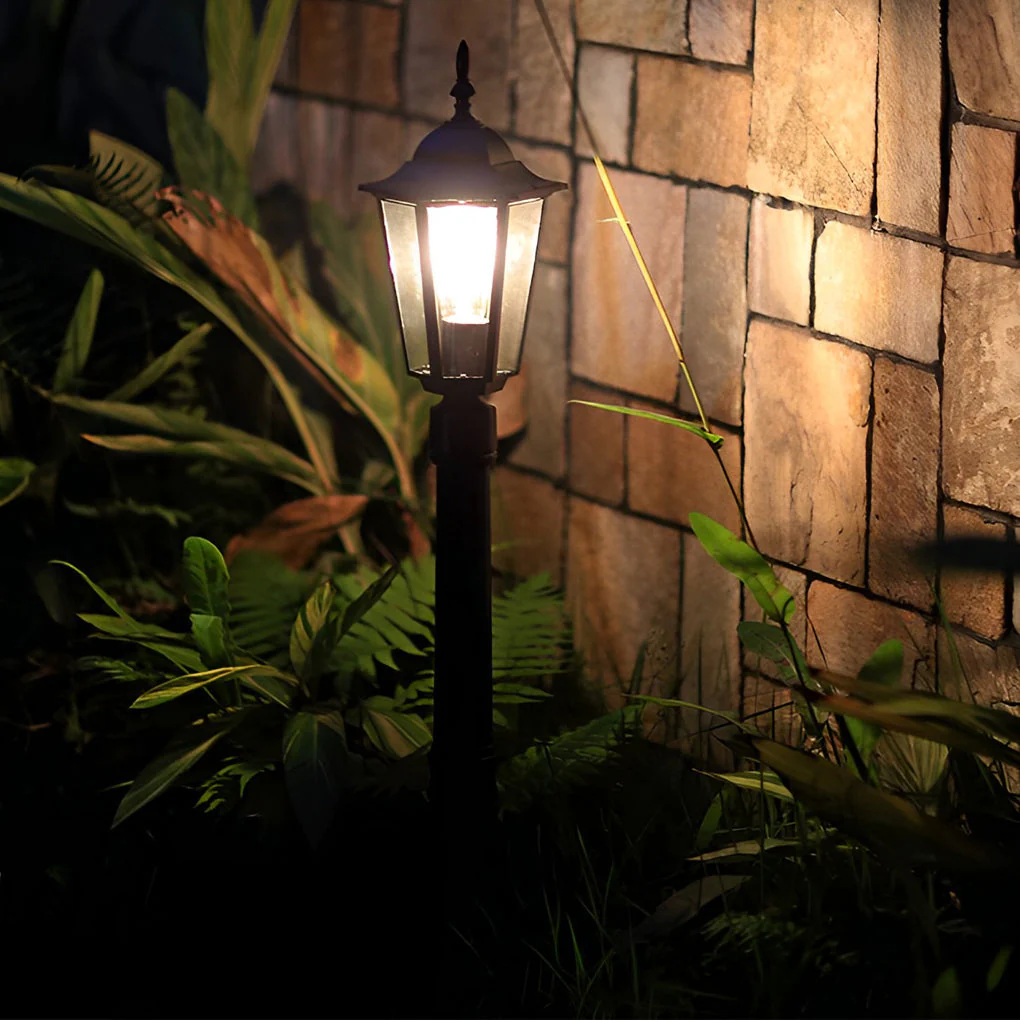 Gemsne Elegant Traditional Outdoor Post Path Light - Image 2