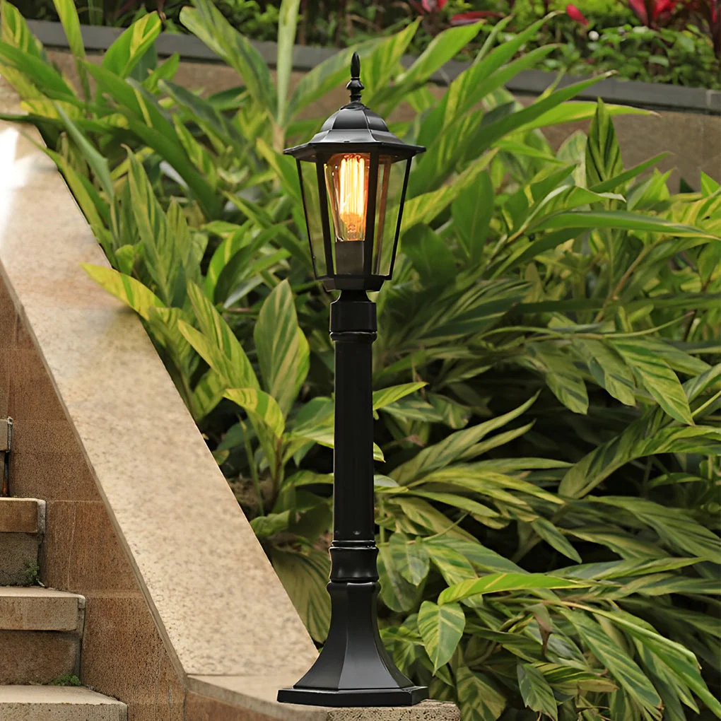 Gemsne Elegant Traditional Outdoor Post Path Light - Image 3