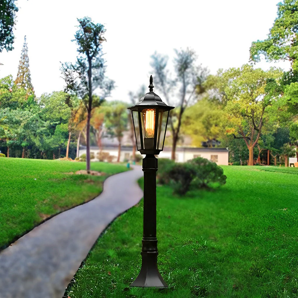 Gemsne Elegant Traditional Outdoor Post Path Light - Image 5