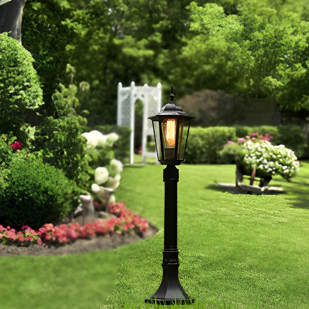 Gemsne Elegant Traditional Outdoor Post Path Light - Image 6