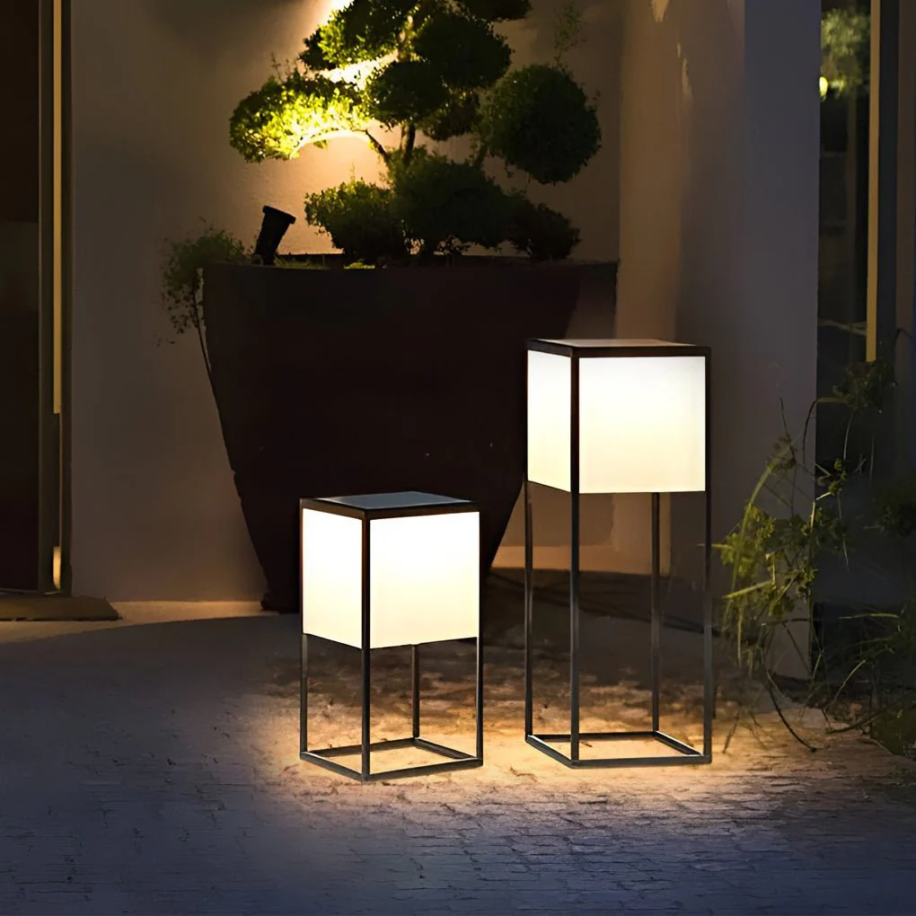 George Square Lampshade Robust Steel Outdoor Post Light - Image 2