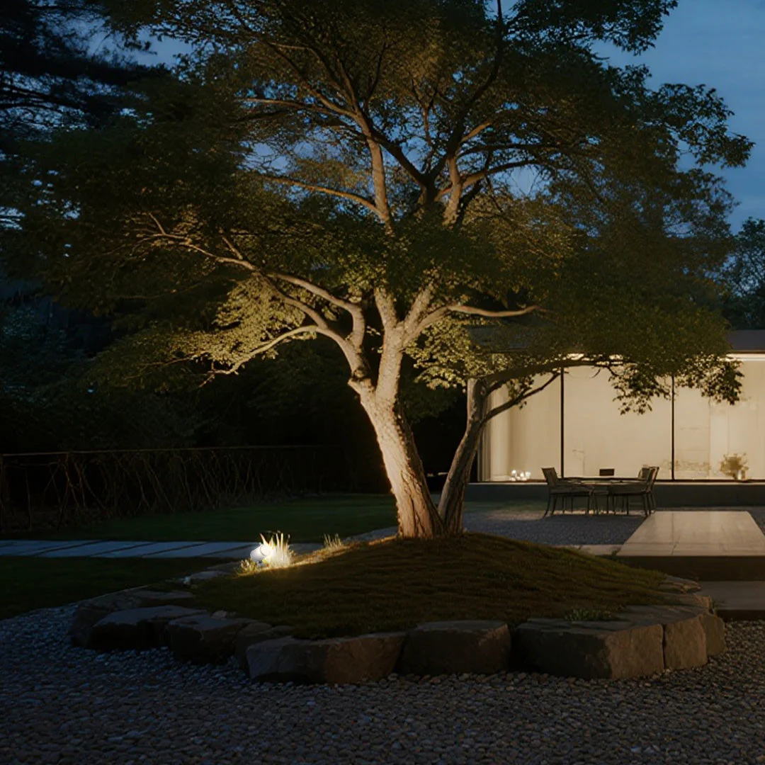 Germa LED Classic Round Glass Outdoor Spotlights - Image 15