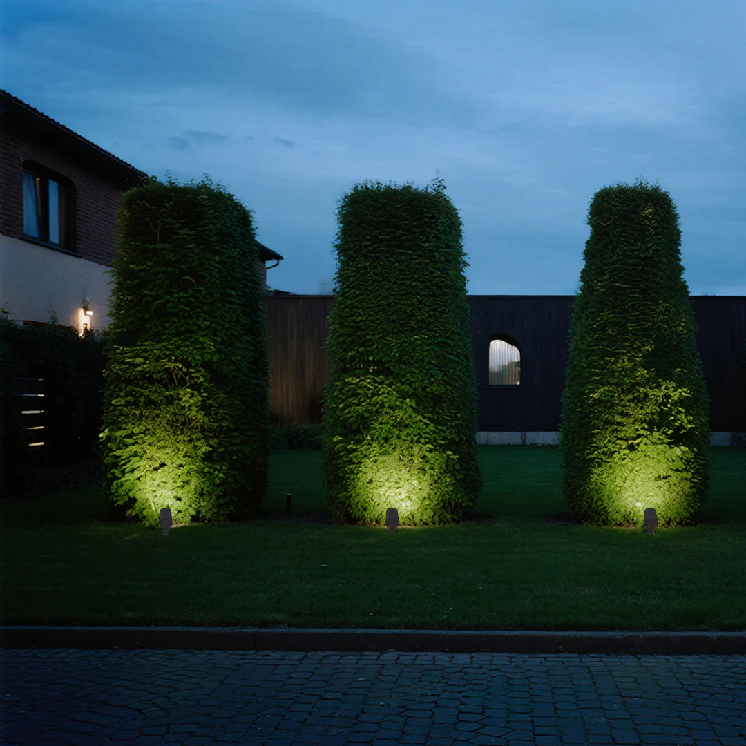 Germa LED Classic Round Glass Outdoor Spotlights - Image 9