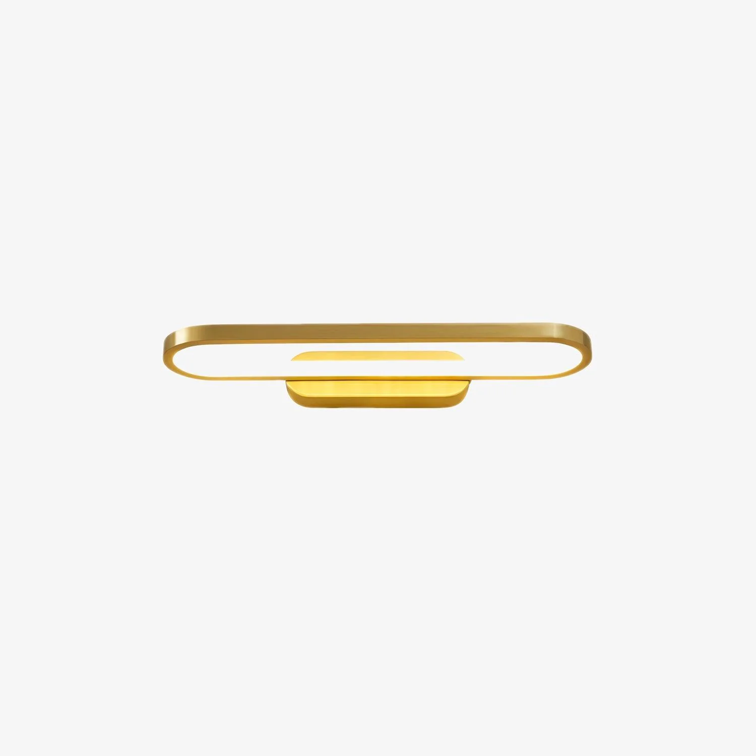 Plana Modern Minimalist LED Brass Wall Light - Image 2