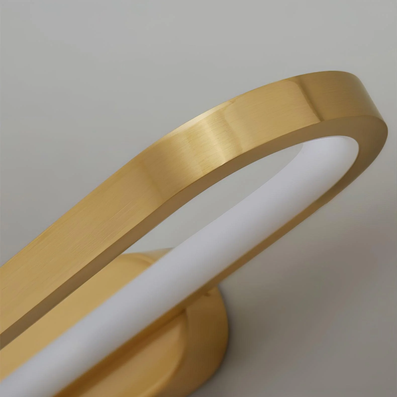 Plana Modern Minimalist LED Brass Wall Light - Image 7