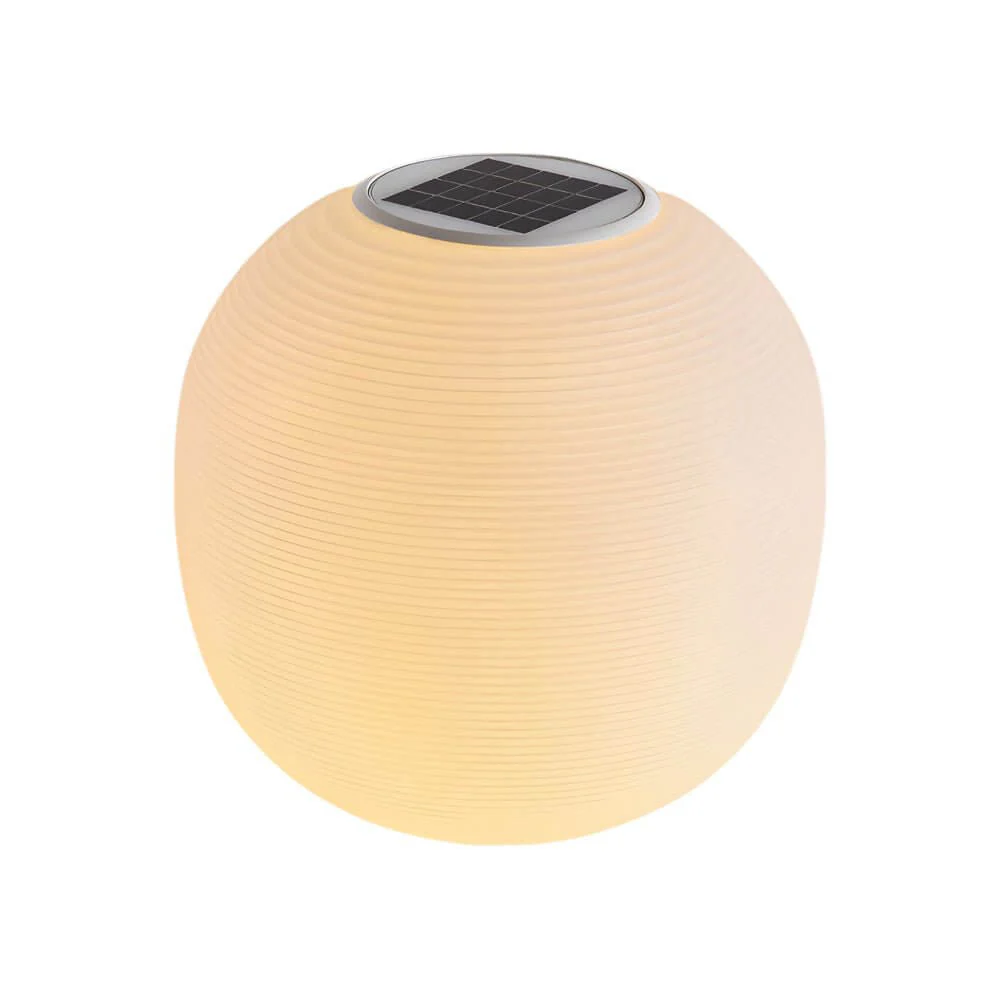 Gideon Elegant Solar LED Spiral Design PE Outdoor Post Lamp - Image 5