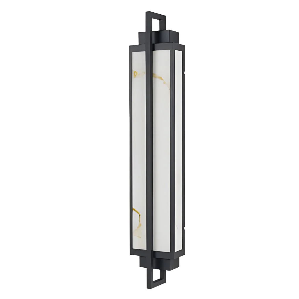 Gifed Modern LED Marble Outdoor Sconce Wall Lights - Image 6