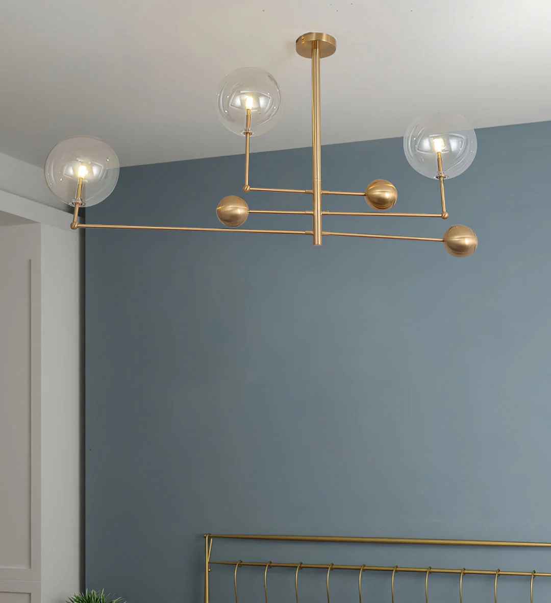 Glass Contemporary Chandelier - Image 11