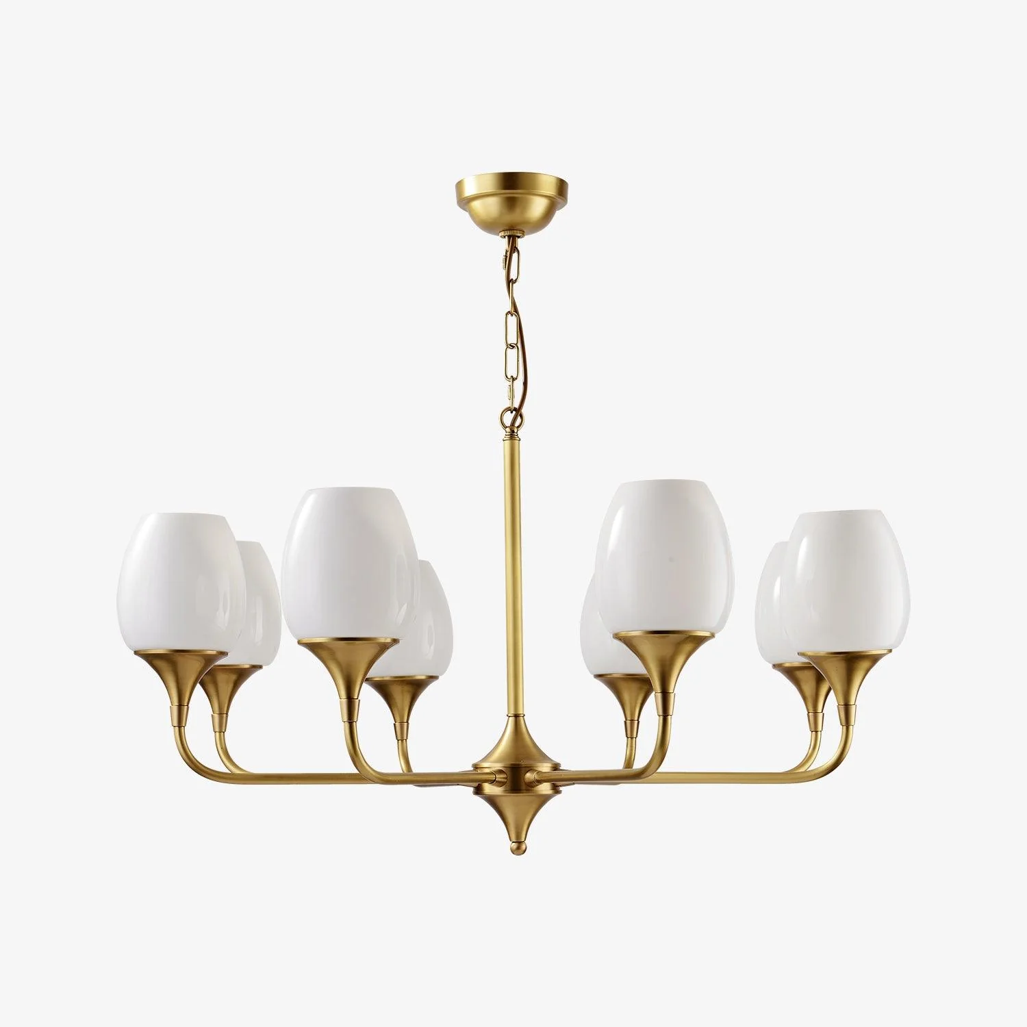 Gleam Elegant Brass Chandelier - Image 20