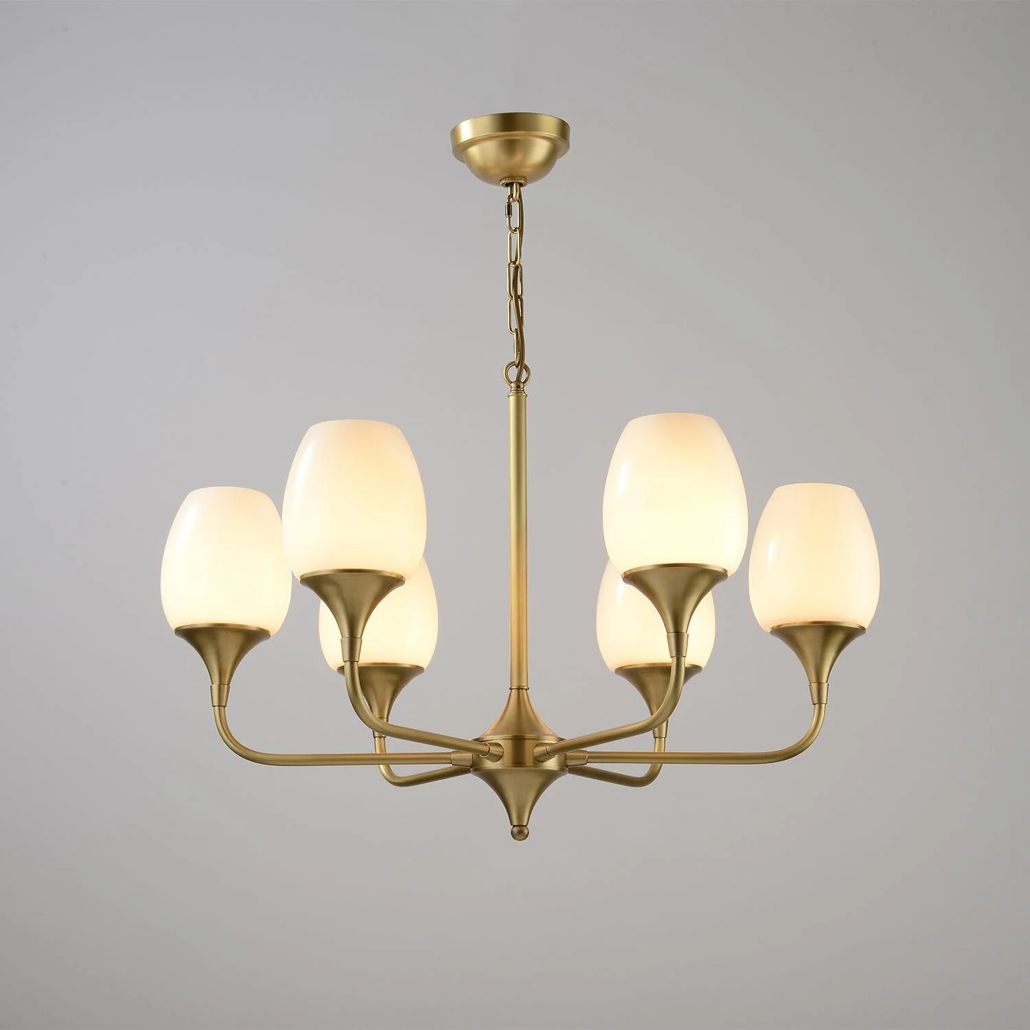 Gleam Elegant Brass Chandelier - Image 3